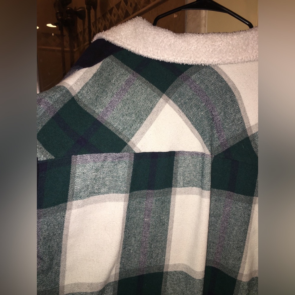 Two Toned Plaid Jacket